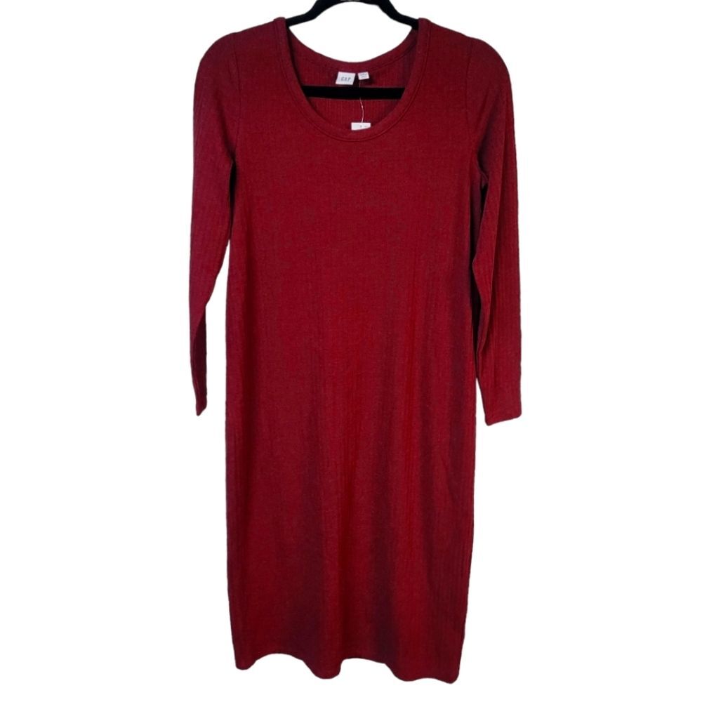 Gap Red Casual Vibrant Stylish Chic Modern Women's Comfortable Midi Size S Dress